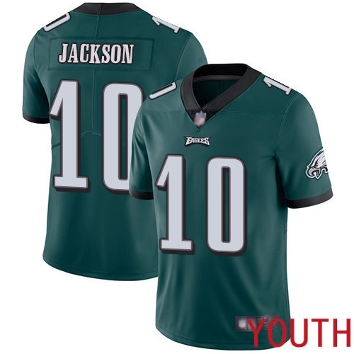 Youth Philadelphia Eagles #10 DeSean Jackson Midnight Green Team Color Vapor Untouchable NFL Jersey